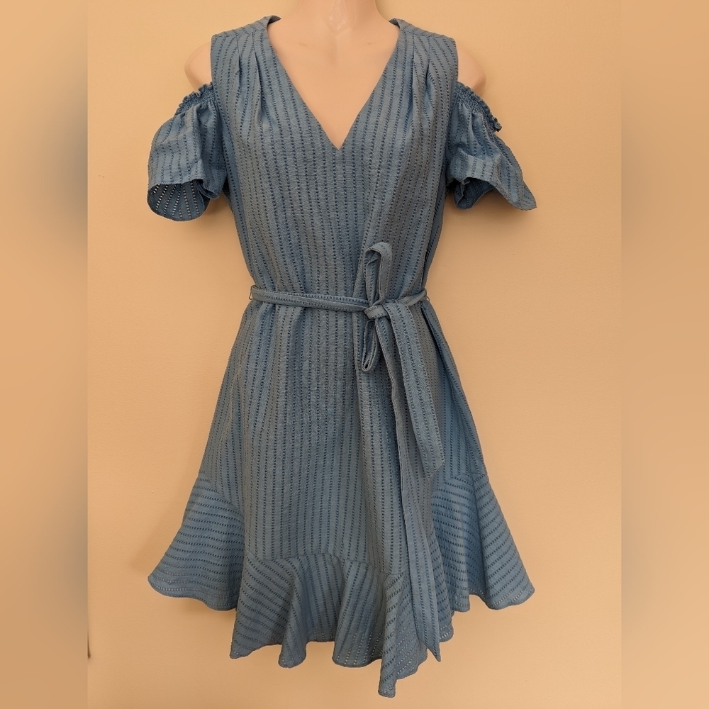 Anthropologie shoshana Francesca open-shoulder dress 6 - Picture 4 of 15